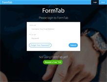 Tablet Screenshot of formtabcentral.com